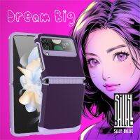 เคสใส่โทรศัพท์กันกระแทกสำหรับ Samsung Galaxy Z เคสโทรศัพท์แบบแข็ง Flip3 Flip4พรีเมี่ยม Silly Billie