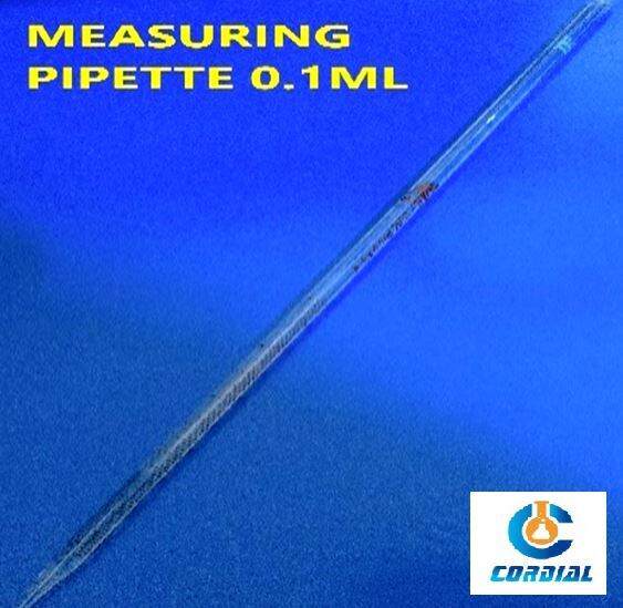 MEASURING PIPETTE ,CLASS A BORO SILICATE 0.1ml Lazada PH