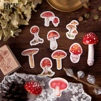 30packlot Mushroom Collection Decorative Stickers Adhesive Stickers DIY Decoration Scrapbooking Stickers Material Wholesales