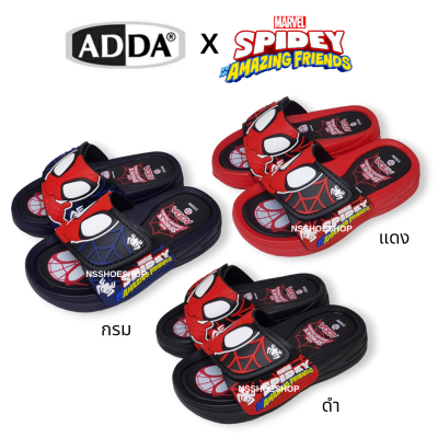 Adda 31R6W สไปเดอร์แมน Spider-Man รองเท้าแตะเด็กแบบสวม