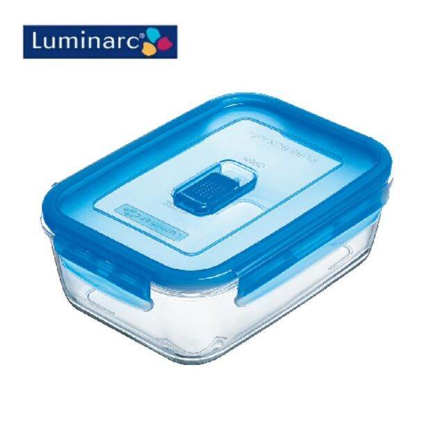 LUMINARC Pure Box Active Leak Proof Stackable Rectangular Fully