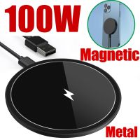 New 100W Magnetic Wireless Charger Pad For Magsafe iPhone 14 13 12 Pro Max Mini Induction Qi Fast Wireless Charging Dock Station