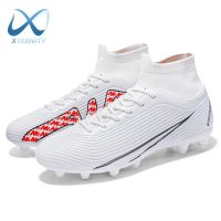 Mens Professional Soccer Shoes Outdoor AG/TF Training Football Boots Boys Lightweight Soccer Cleats Kids Sneakers Sports Shoes