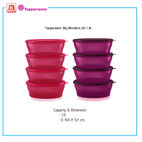 ภาชนะบรรจุอาหาร Tupperware Big Wonders (4) ขนาด 1.4L