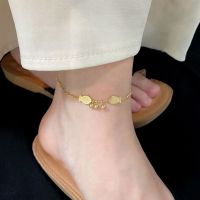 KIUS ปลาทองปลาเล็ก Anklet น่ารักสัตว์เหล็กกล้าไร้สนิม Hypoallergenic ฤดูร้อน