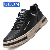 UCON รองเท้ากีฬาลำลองอเนกประสงค์สำหรับผู้ชาย,รองเท้าลำลองรองเท้าข้อต่ำสะดวกสบายและระบายอากาศแฟชั่นใหม่ทันสมัยฉบับภาษาเกาหลี