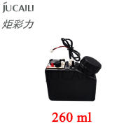 Jucaili 260มิลลิลิตรหมึกถังย่อยที่มีเซ็นเซอร์ระดับปลุก Buzzer สำหรับ A3เครื่องพิมพ์ขนาดเล็ก Eco ตัวทำละลาย Uv ตลับหมึก