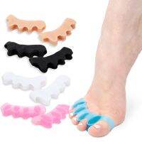 Silicone Finger Toe Protector Toe Separators Stretchers Straightener Bunion Protector Pain Relief Foot Care 5 Colors