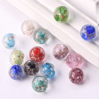 10pcs Round 6mm 8mm 10mm 12mm (No Luminous) Handmade Lampwork Glass Loose Beads for Jewelry Making DIY Crafts Findings DIY accessories and others