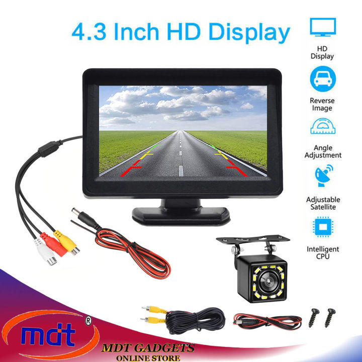 4.3/5 Inch Car Monitor TFT LCD HD Digital Way Video Input Colorful for  Reverse Rear View Camera Lazada PH