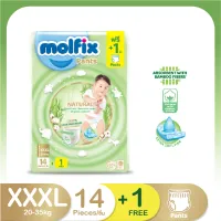 โปรโมชั่น Flash Sale : Molfix โมลฟิกซ์ เนเชอรัล แพ้นส์ XXXL 14+1ชิ้น