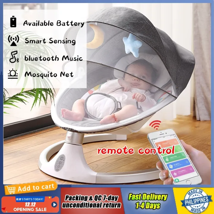Baby Electric Rocking Chair Smart Bluetooth Electric CribBaby Cradle