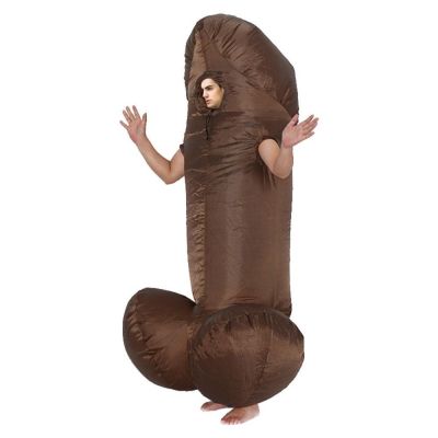 Adult Sexy Inflatable Penis Cosplay Costume For Man Wedding Club Bachelor Party Halloween Carnival Clothing Dress Up C65136AD