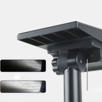 5V 2W Solar Powered Landscape Lights Waterproof High Brightness Wall Mount &amp; Inserted LED Lamp For Garden Path Lawn Yard