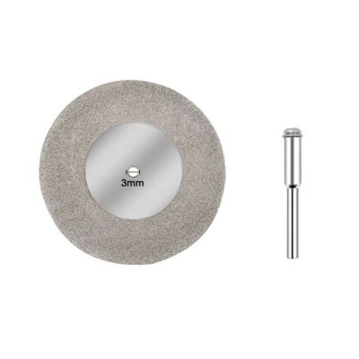 HH-DDPJ50/60mm Diamond Cutting Disc Grinding Wheel Saw Circular With 3mm Shank Drill Bit Rotary Tool