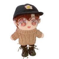 Doll Clothes Suit Puppet Xiao Zhan Grey Turtleneck Cap Pants Suit 20cm Baby Clothes Cotton Doll Dress Up Toy doll wear