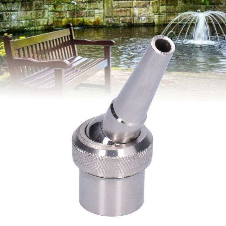 Water Fountain Nozzle Spray Pool Jet Nozzle Adjustable for Garden Pond
