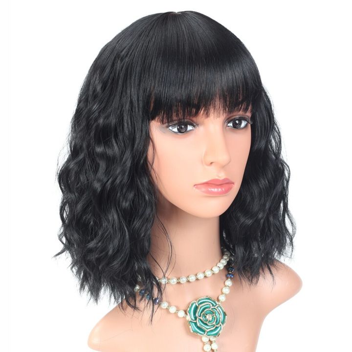bob-wigs-short-synthetic-wavy-hair-for-black-women-african-american-with-bangs-lolita-cosplay-female-daily-false-headcover