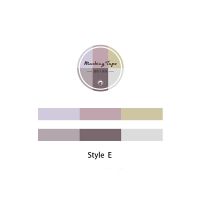 VanYi 6 Designs Color Screening Washi Tape Creative Simple Pure Color เครื่องเขียนญี่ปุ่นตกแต่ง Masking Tap