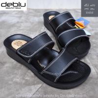 รองเท้าแตะแบบสวมผู้หญิง รองเท้าเพื่อสุขภาพ Deblu รุ่น L873 (สีดำ) ไซส์ 36-41