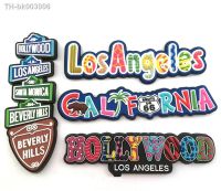 ✴✸ Hollywood Los Angeles California Soft PVC 3D Fridge Magnets USA Tourism Souvenirs Refrigerator Magnetic Sticker Home Decor