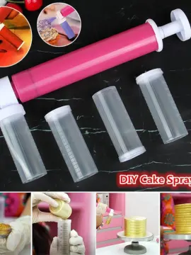 Manual Cake Airbrush Pump for Mousse Cake Air Spray Color Cake