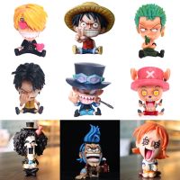 ฟิกเกอร์การ์ตูนหนึ่งชิ้นโร Chopper Luffy โมเดลน่ารักตกแต่งห้องของขวัญวันหยุด