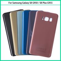 New For Samsung Galaxy S8 G950 G950F Battery Back Cover Rear Door For Samsung S8 Plus G955 G955F Glass Panel Housing Case Replac