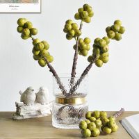 43CM Artificial Fig Tree Plant for Home Hotel Decor Nordic Style Minimalist Zen Simulated Berry Decoration