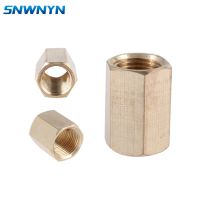 Brass Copper Hose Pipe Fitting Hex Coupling Coupler Fast Connetor Female Thread 1/8 1/4 3/8 1/2 3/4 BSP For Water Fuel Gas