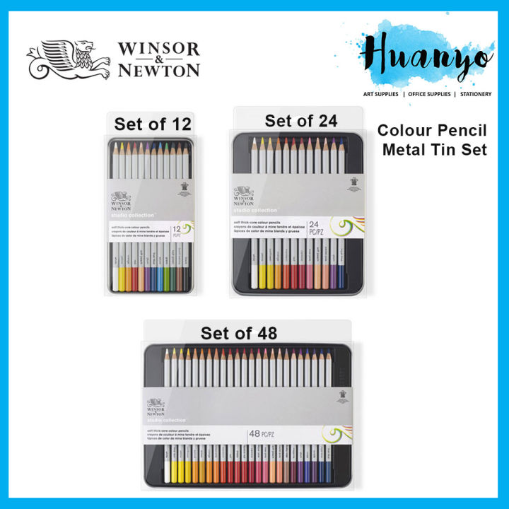 Winsor & Newton Studio Collection Watercolour Pencils Set of 24