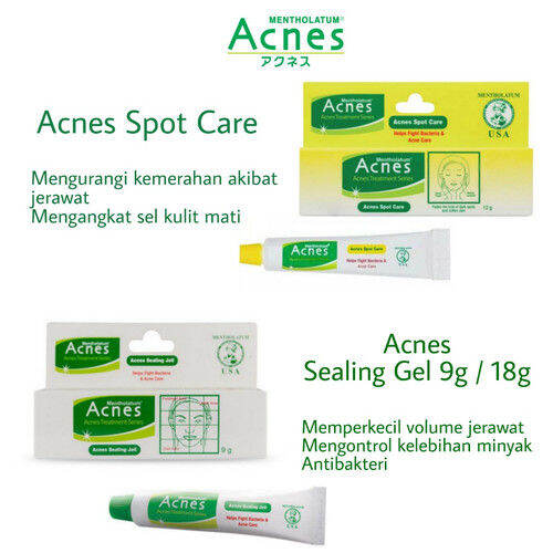 Acnes Sealing Gel Ukuran 9gr / 18gr Totol Jerawat Lazada Indonesia