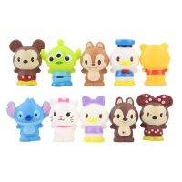 【Hot-Selling】 IM Collections. 10ชิ้น/ล็อตรูปเป็ดสติทช์มารีตุ๊กตาการ์ตูนของเล่นเด็กไวนิลของขวัญอะนิเมะ4-5ซม.
