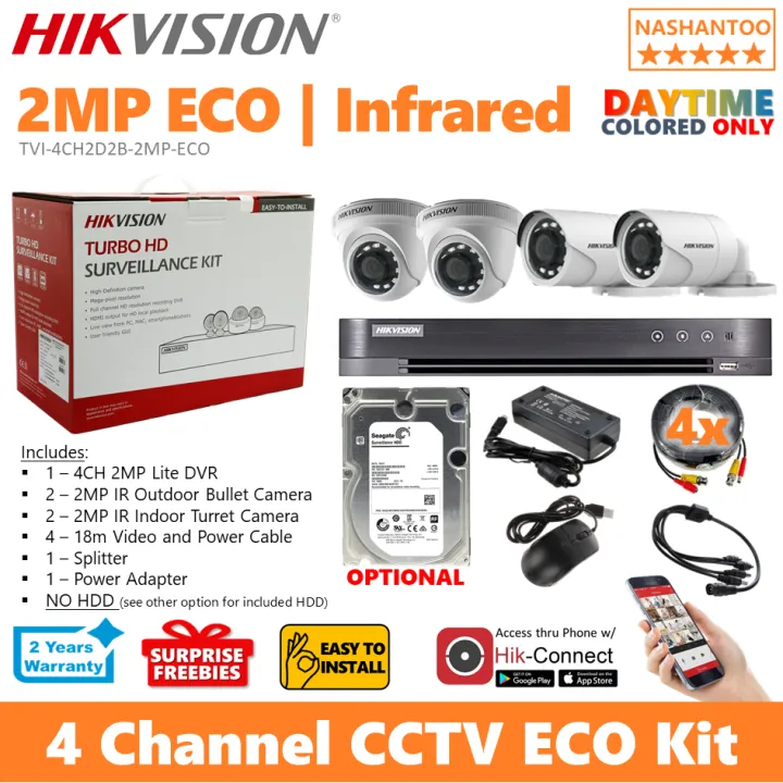 cctv 2 channel dvr