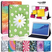 Case for Huawei MediaPad T5 10 10.1 /MediaPad T3 8.0/MediaPad T3 10 9.6 - Protective Printed 3D Art Leather Tablet Stand Cover