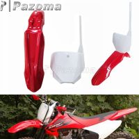 For Honda CRF 230F Motorcycle Front Fender Plastic License Number Plate Kit For Honda CRF230F CRF 230 F CRF150F CRF 150F 2015-19