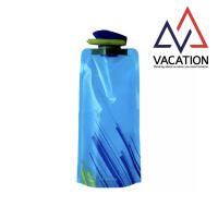 VACATION สินค้าพร้อมส่ง !! ราคาส่ง 700 ml ขวดน้ำพับได้ ขวดพับได้ ขวดน้ำ ท่องเที่ยว เดินทาง เดินป่า ขวดน้ำพกพา พกพาง่าย ขวดน้ำเดินป่า