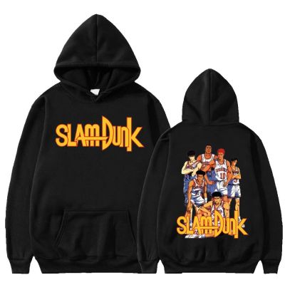 Anime Slam Dunk Sakuragi Hanamichi Basketball Team Hoodies Men Casual Harajuku Hooded Long Sleeve Loose Retro Streetwear Size XS-4XL