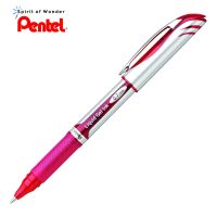 Pentel ปากกาหมึกเจล เพนเทล Energel Deluxe CAP BL57 0.7mm - หมึกสีแดง