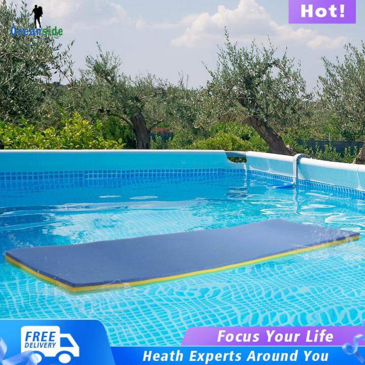 Oceanside Layers Water Floating Mat High Density Unsinkable Pad Swim
