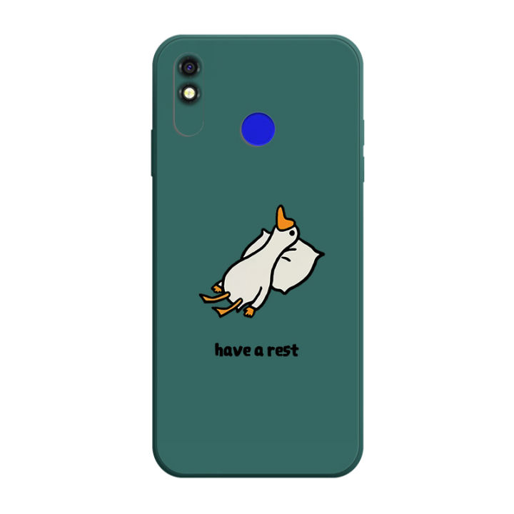 เคส-tecno-spark-4-lite-case-เคสการ์ตูนน่ารักเป็ดเคสซิลิโคนเหลว-flocking-ฝาครอบโทรศัพท์ป้องกัน-เคสโทรศัพท์