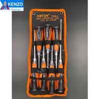 TOOLS ANTON ชุดไขควงตอก 7ชิ้น เหล็ก CR-V (สีส้ม)S