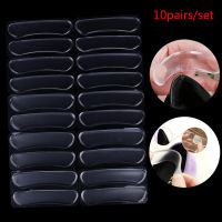 20pcs=10Pairs Women Strip Heel Stick Silicone Gel Pads Foot Care Insoles Inserts For Shoes Liner For Feet Protector