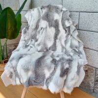 1PCS Thicker Leather Rabbit Fur Rug Can Hand-washed Soft Comfortable Furry Home Decoration Sofa Nap Rugs 100x50cm