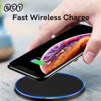 QCY Wireless Charger for 11 12 X XS Fast Wirless Charging Pad for Samsung Xiaomi Mobile Phone Qi Wireless Charger