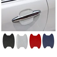 Universal Carbon Fiber Auto Car Door Handle Stickers Car Handle Protection Car Handle Anti Scratch Stickers