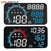 LAlancea Car HUD Head Up Display 5.5-inch Large Screen Universal USB GPS Speed Instrument With Overspeed Alarm【fast】