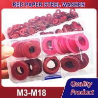 hot▽☜  M3-M18 Paper Flat Insulation Washer Gasket Set Electrical