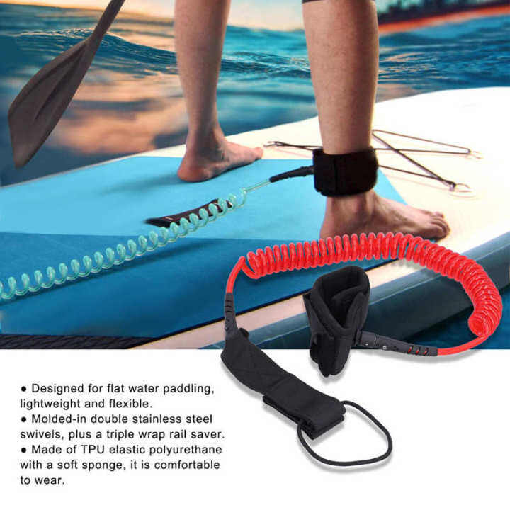 Surfboard Leash Stand Up Paddle Board Leg Ankle Rope Surfing Protection ...