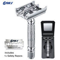 Beauty diary customization Baili Bilateral Butterfly Safety Razor Set Sensitive Skin Razor Set Elderly Fashion Person Men and Women